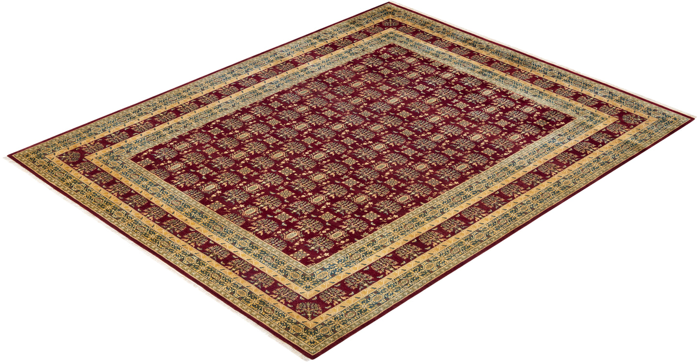 Mogul, One-of-a-Kind Hand-Knotted Area Rug - Red, 8' 1" x 10' 1"