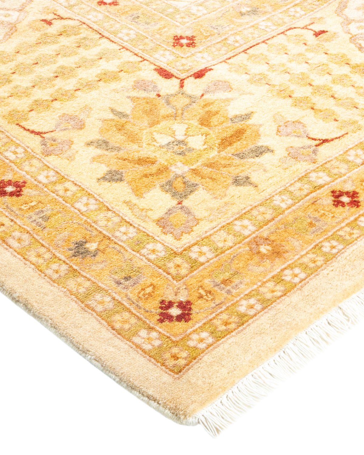 Mogul, One-of-a-Kind Hand-Knotted Area Rug - Ivory, 8' 2" x 10' 6"