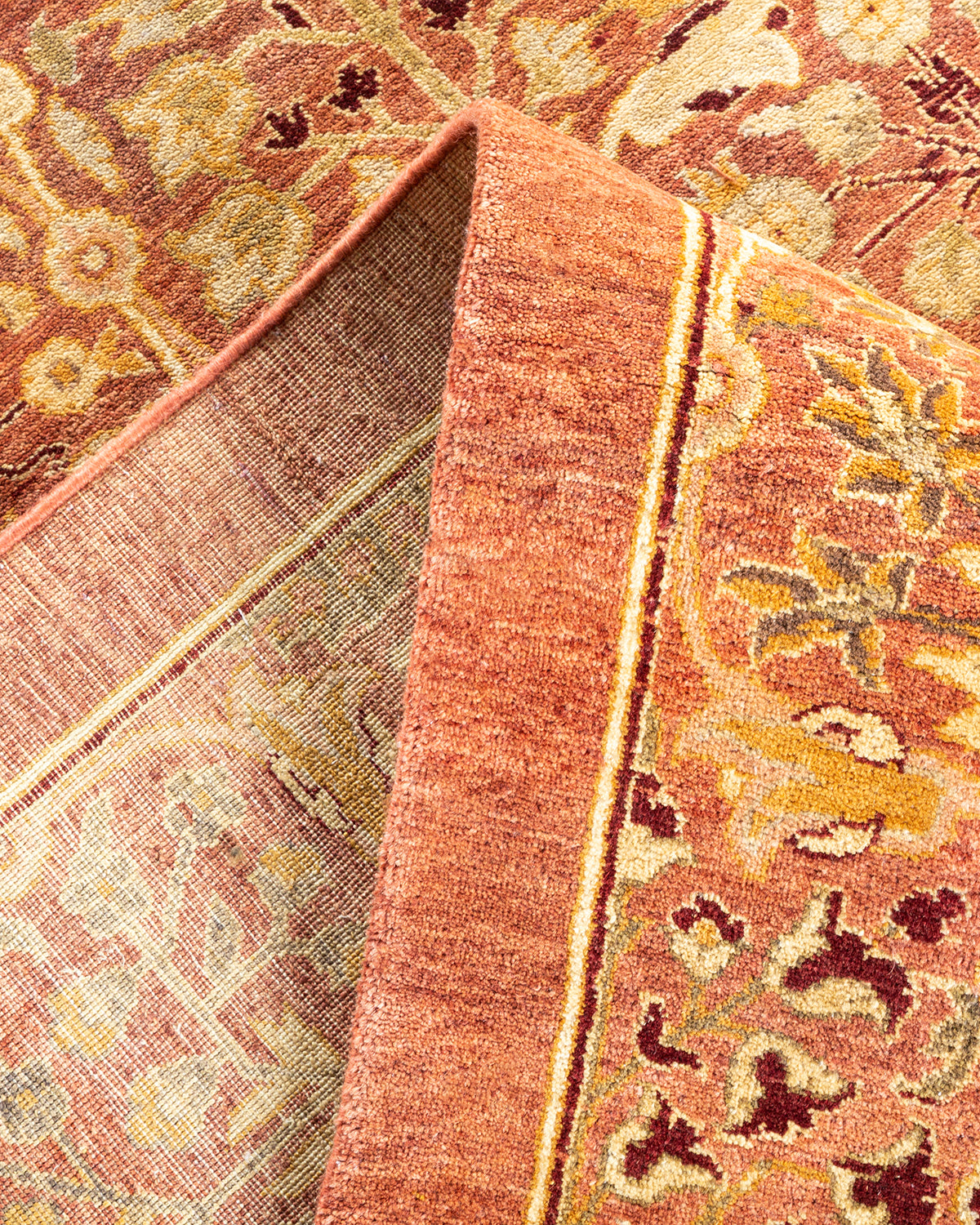 Mogul, One-of-a-Kind Hand-Knotted Area Rug - Pink, 8' 1" x 9' 10"