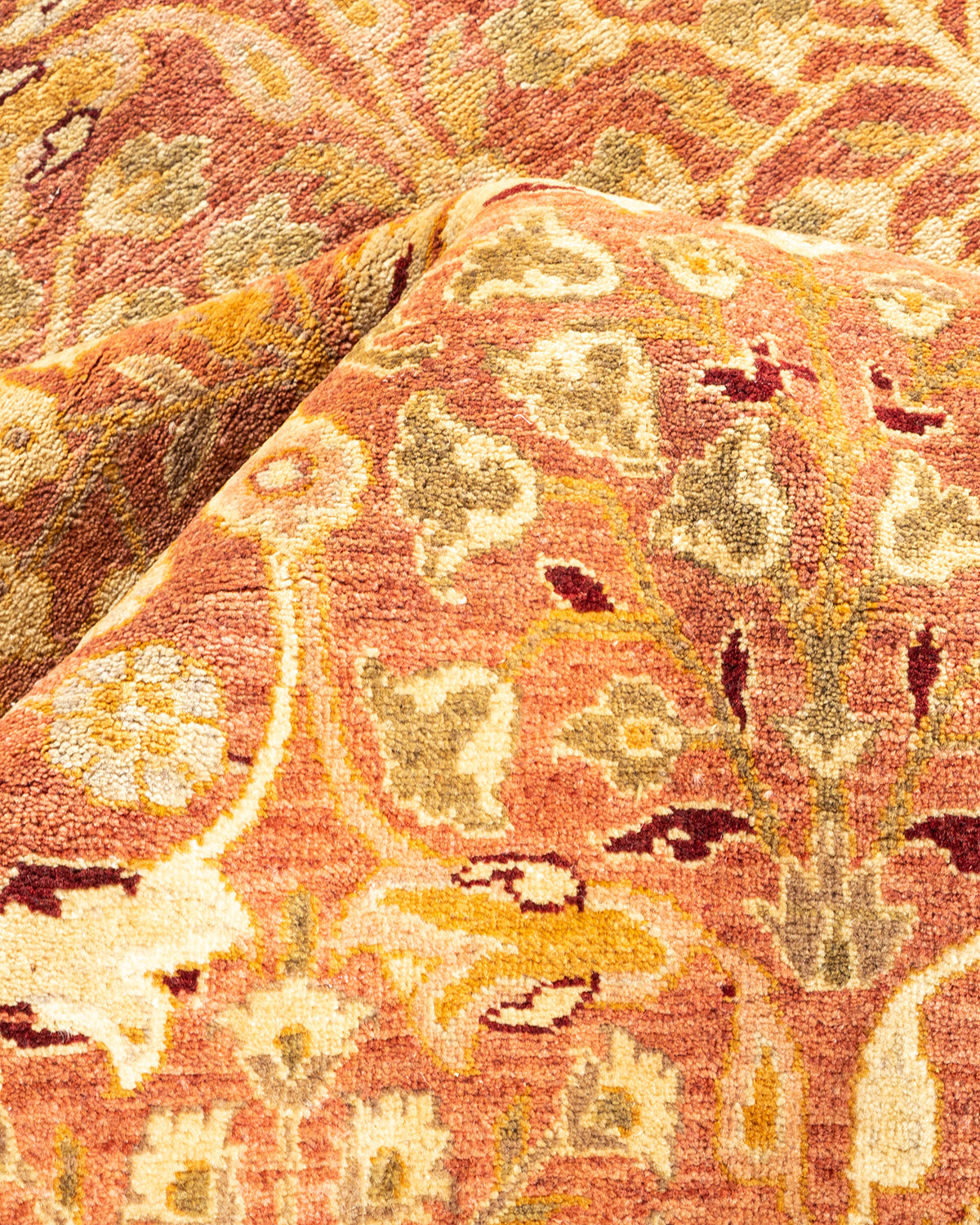 Mogul, One-of-a-Kind Hand-Knotted Area Rug - Pink, 8' 1" x 9' 10"
