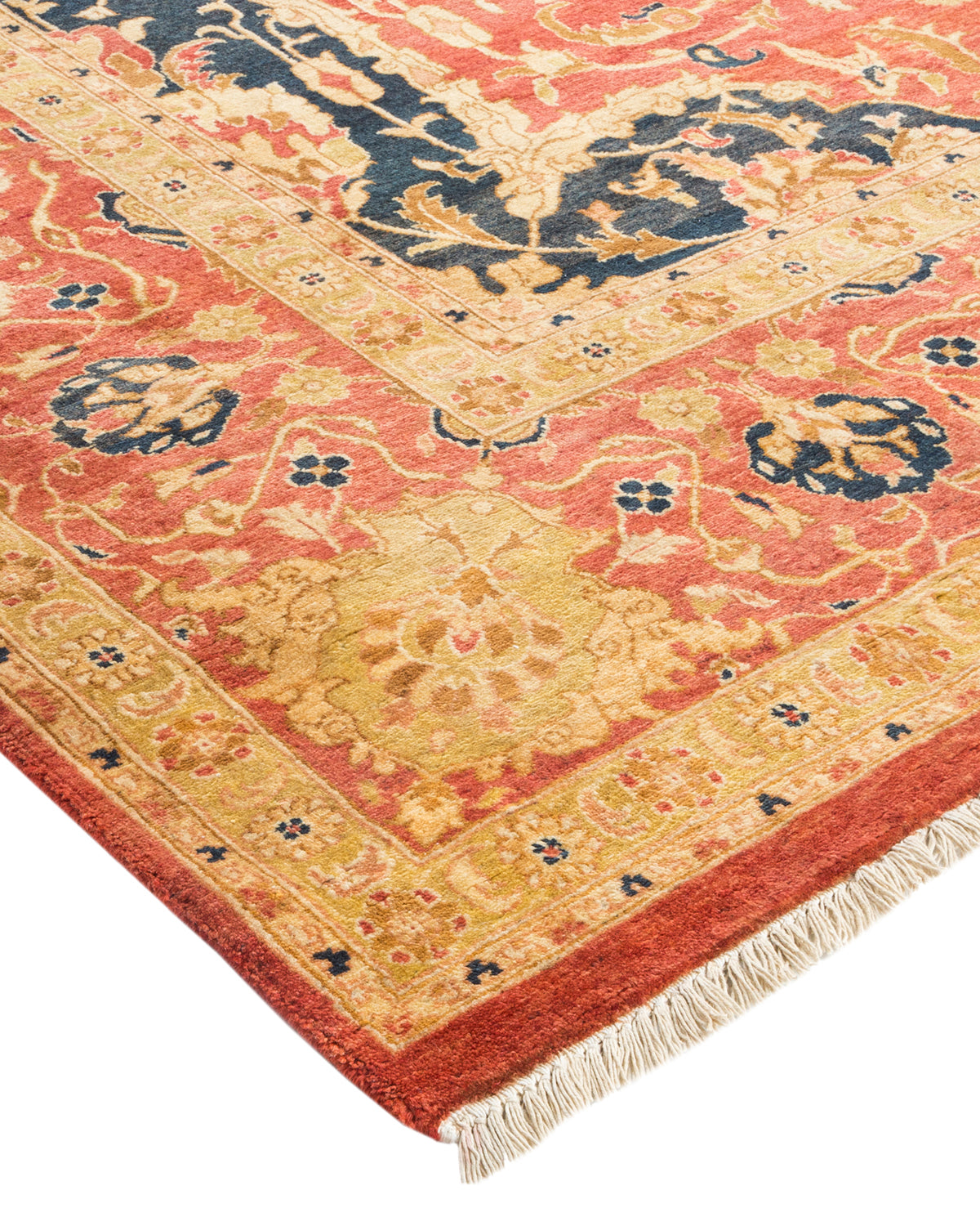Mogul, One-of-a-Kind Hand-Knotted Area Rug - Orange, 6' 1" x 8' 10"