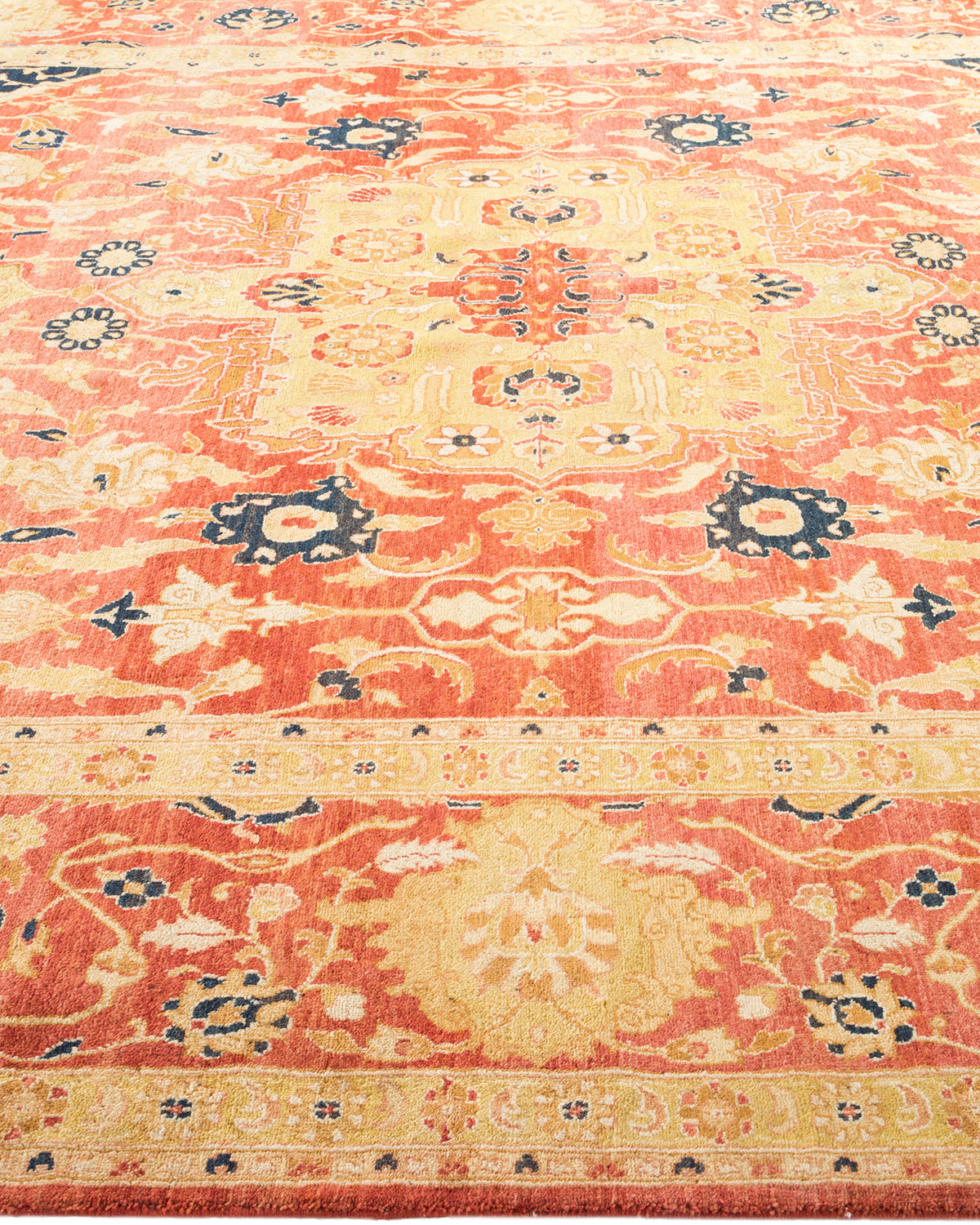Mogul, One-of-a-Kind Hand-Knotted Area Rug - Orange, 6' 1" x 8' 10"