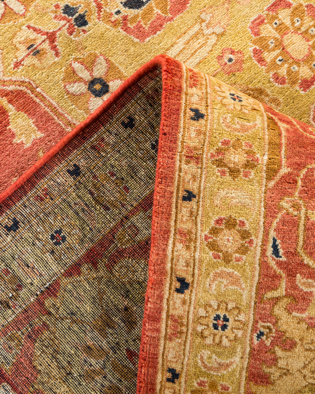 Mogul, One-of-a-Kind Hand-Knotted Area Rug - Orange, 6' 1" x 8' 10"