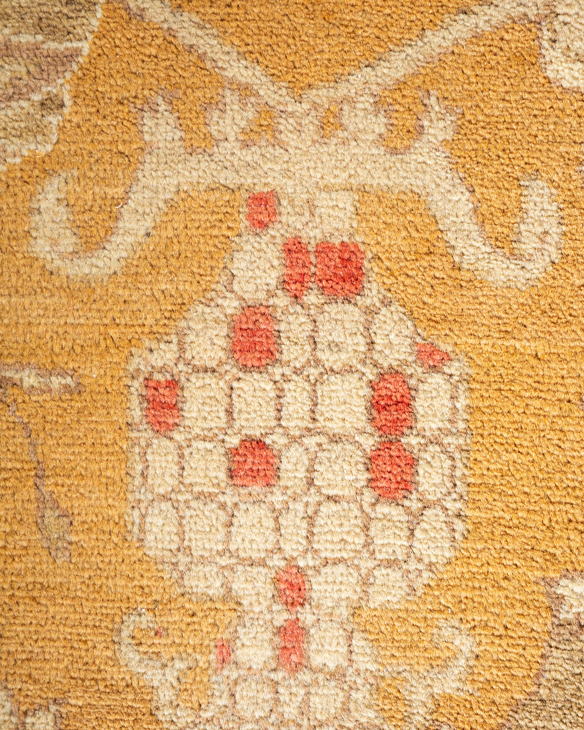 Mogul, One-of-a-Kind Hand-Knotted Area Rug - Yellow, 6' 0" x 8' 10"