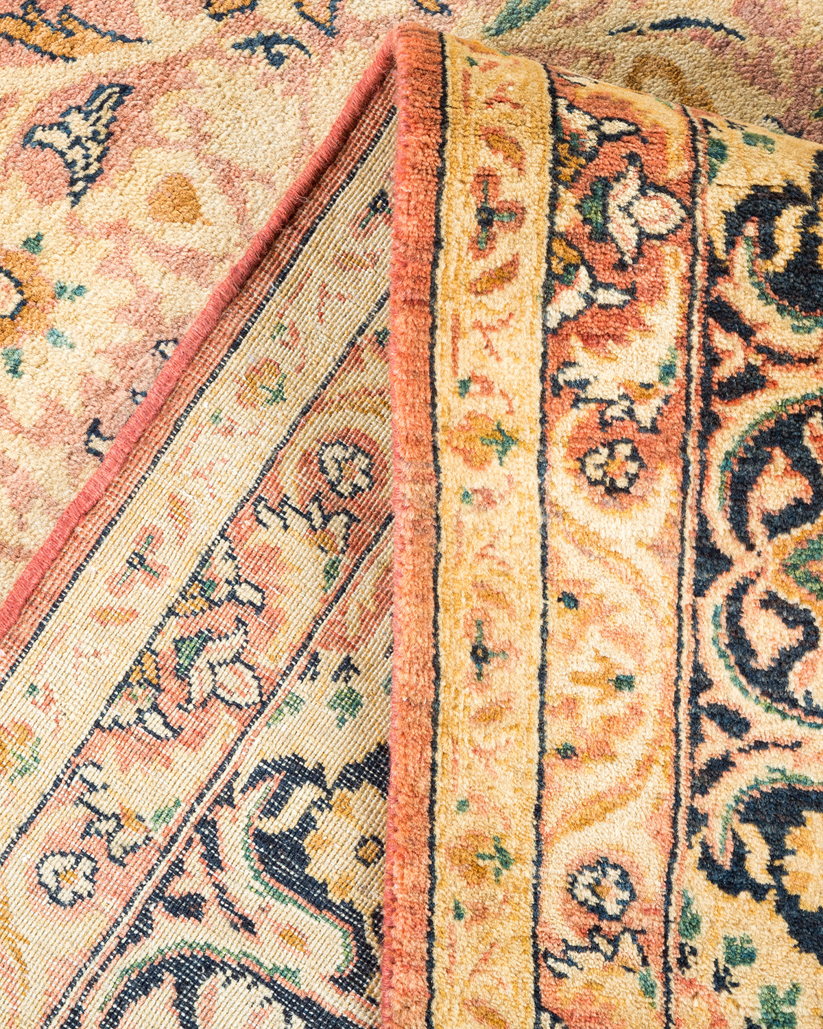 Mogul, One-of-a-Kind Hand-Knotted Area Rug - Pink, 5' 9" x 9' 2"