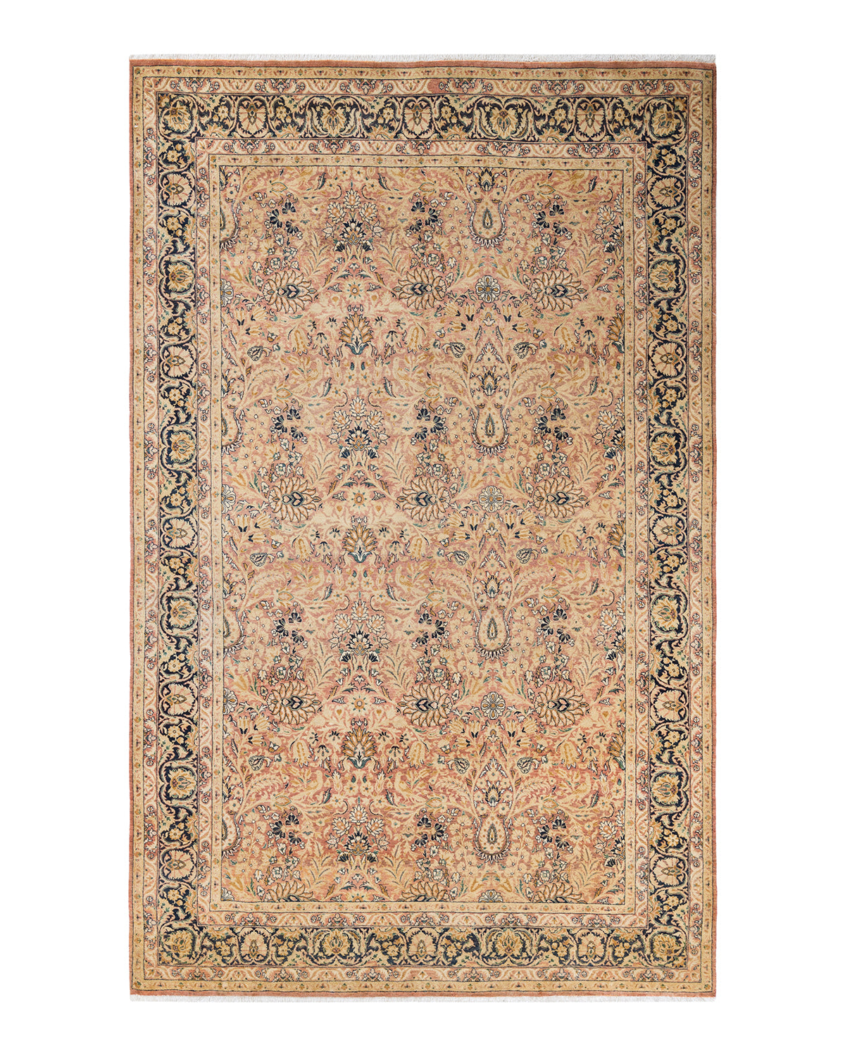 Mogul, One-of-a-Kind Hand-Knotted Area Rug - Pink, 5' 9" x 9' 2"