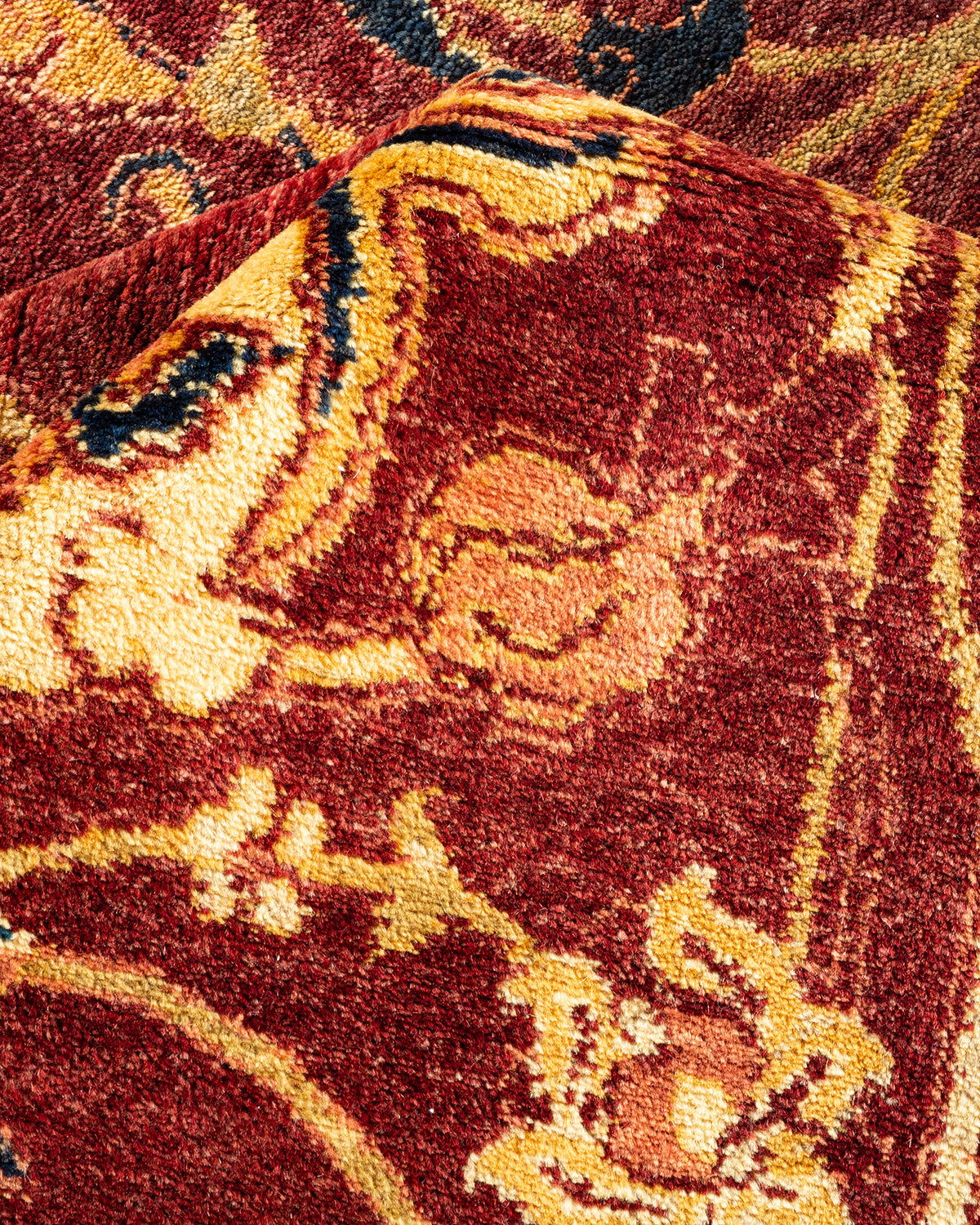 Mogul, One-of-a-Kind Hand-Knotted Area Rug - Red, 6' 1" x 9' 6"