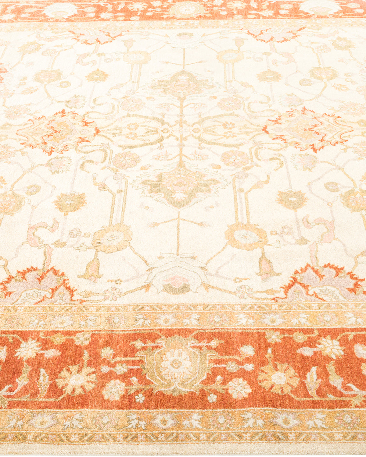 Mogul, One-of-a-Kind Hand-Knotted Area Rug - Ivory, 5' 10" x 9' 6"