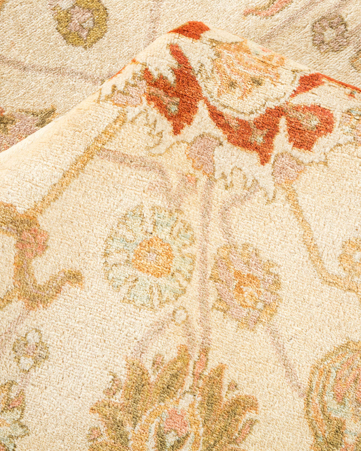 Mogul, One-of-a-Kind Hand-Knotted Area Rug - Ivory, 5' 10" x 9' 6"
