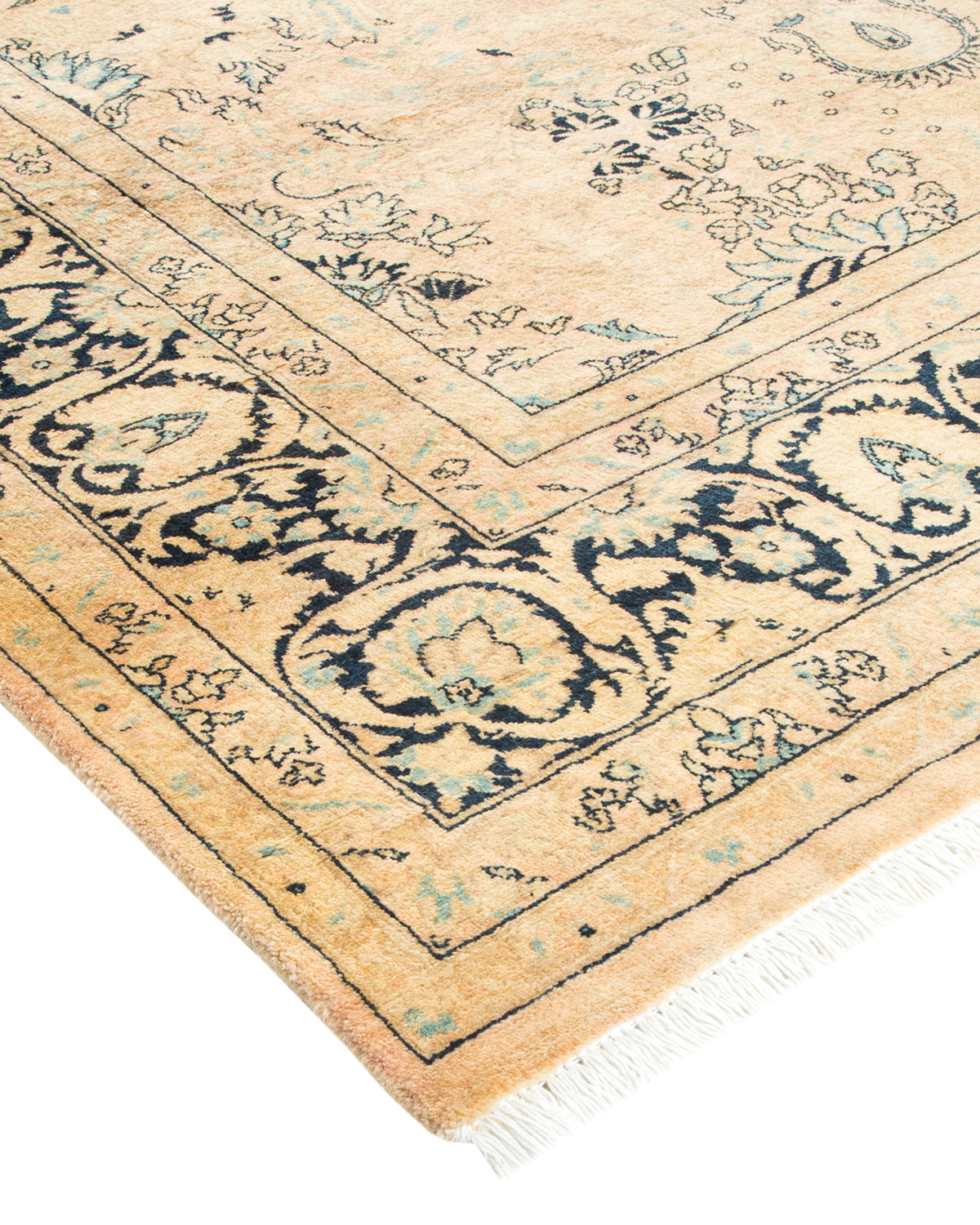 Mogul, One-of-a-Kind Hand-Knotted Area Rug - Beige, 6' 1" x 9' 0"