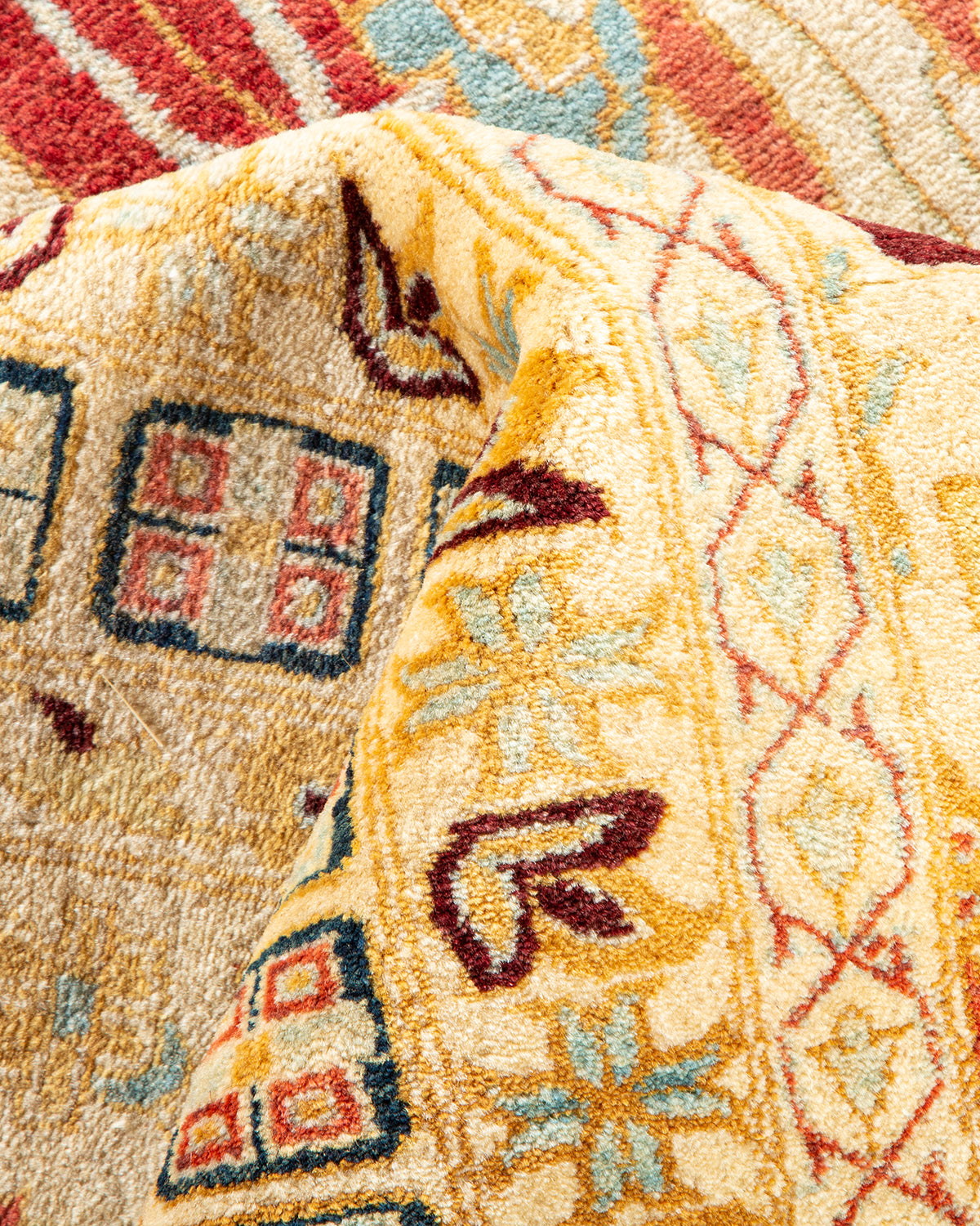 Mogul, One-of-a-Kind Hand-Knotted Area Rug - Ivory, 9' 2" x 12' 3"