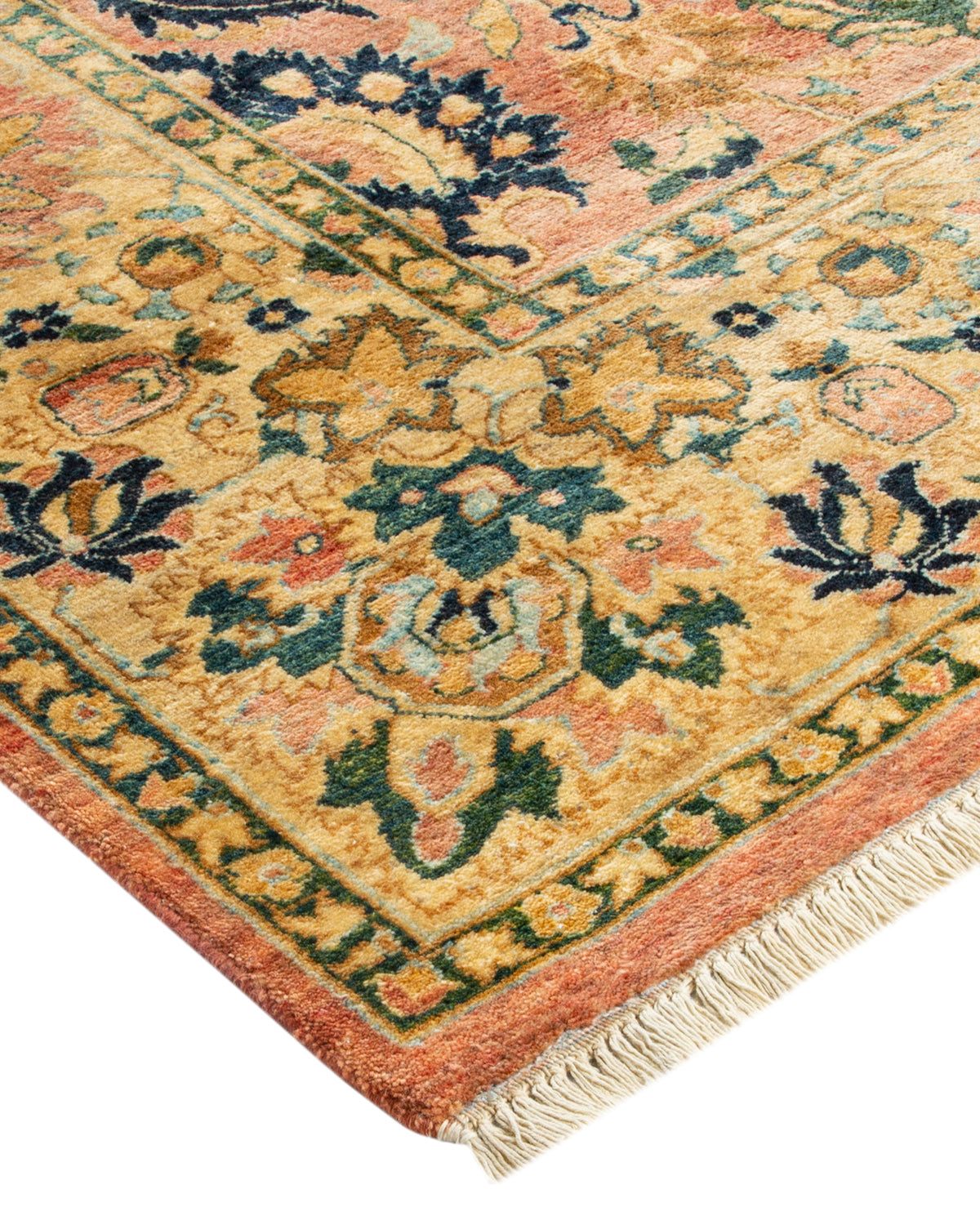 Mogul, One-of-a-Kind Hand-Knotted Area Rug - Pink, 6' 2" x 9' 1"