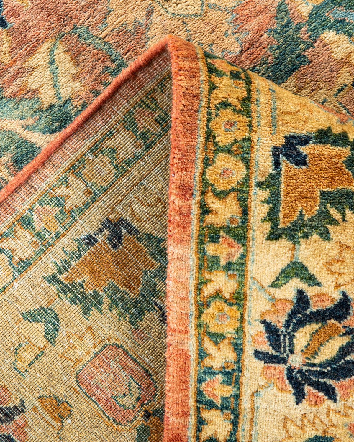 Mogul, One-of-a-Kind Hand-Knotted Area Rug - Pink, 6' 2" x 9' 1"