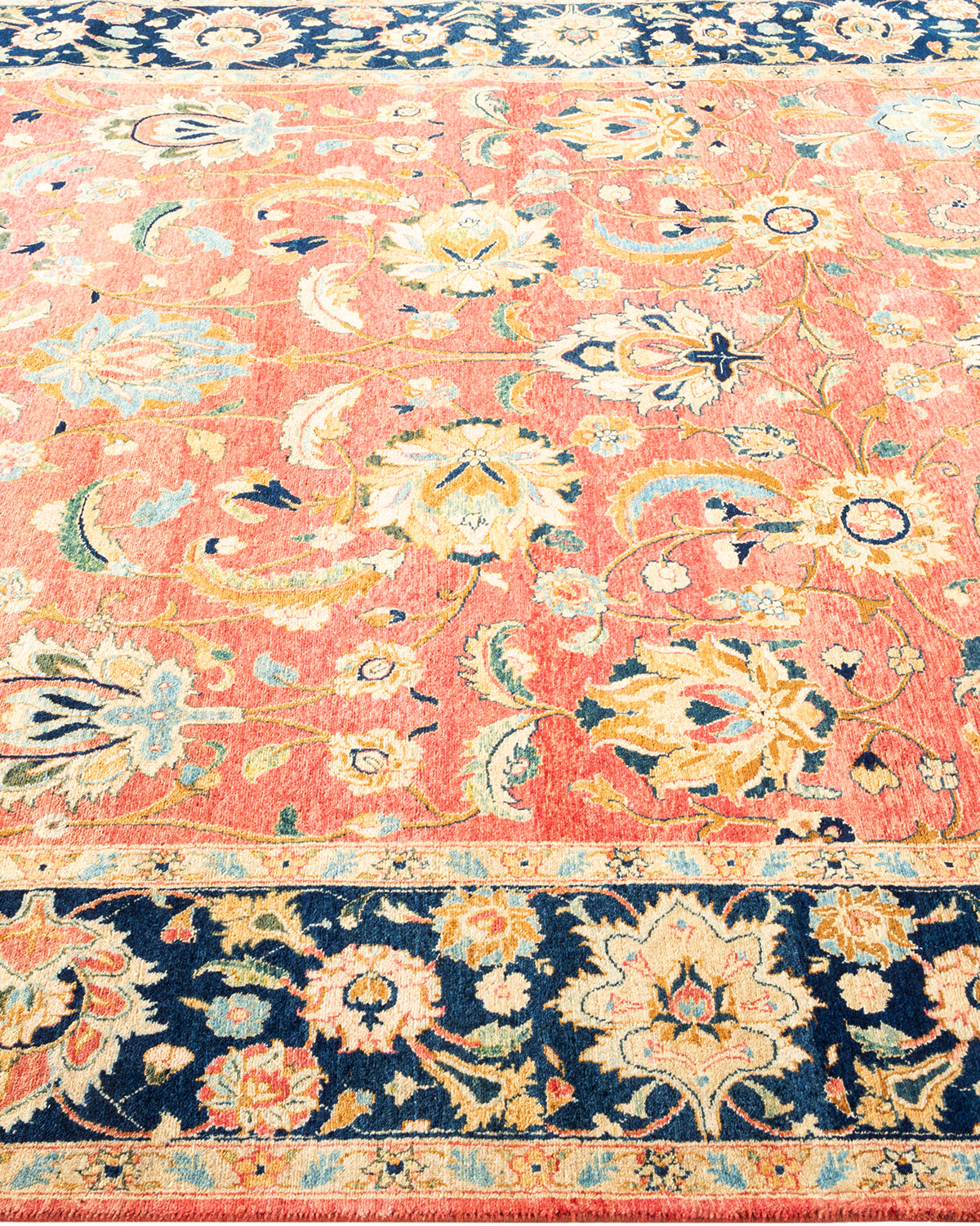 Mogul, One-of-a-Kind Hand-Knotted Area Rug - Orange, 6' 1" x 8' 10"