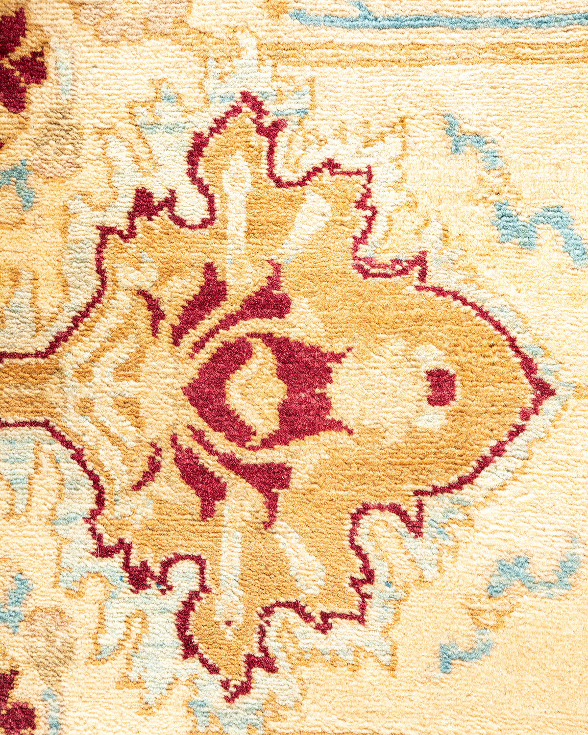 Mogul, One-of-a-Kind Hand-Knotted Area Rug - Ivory, 6' 1" x 9' 2"