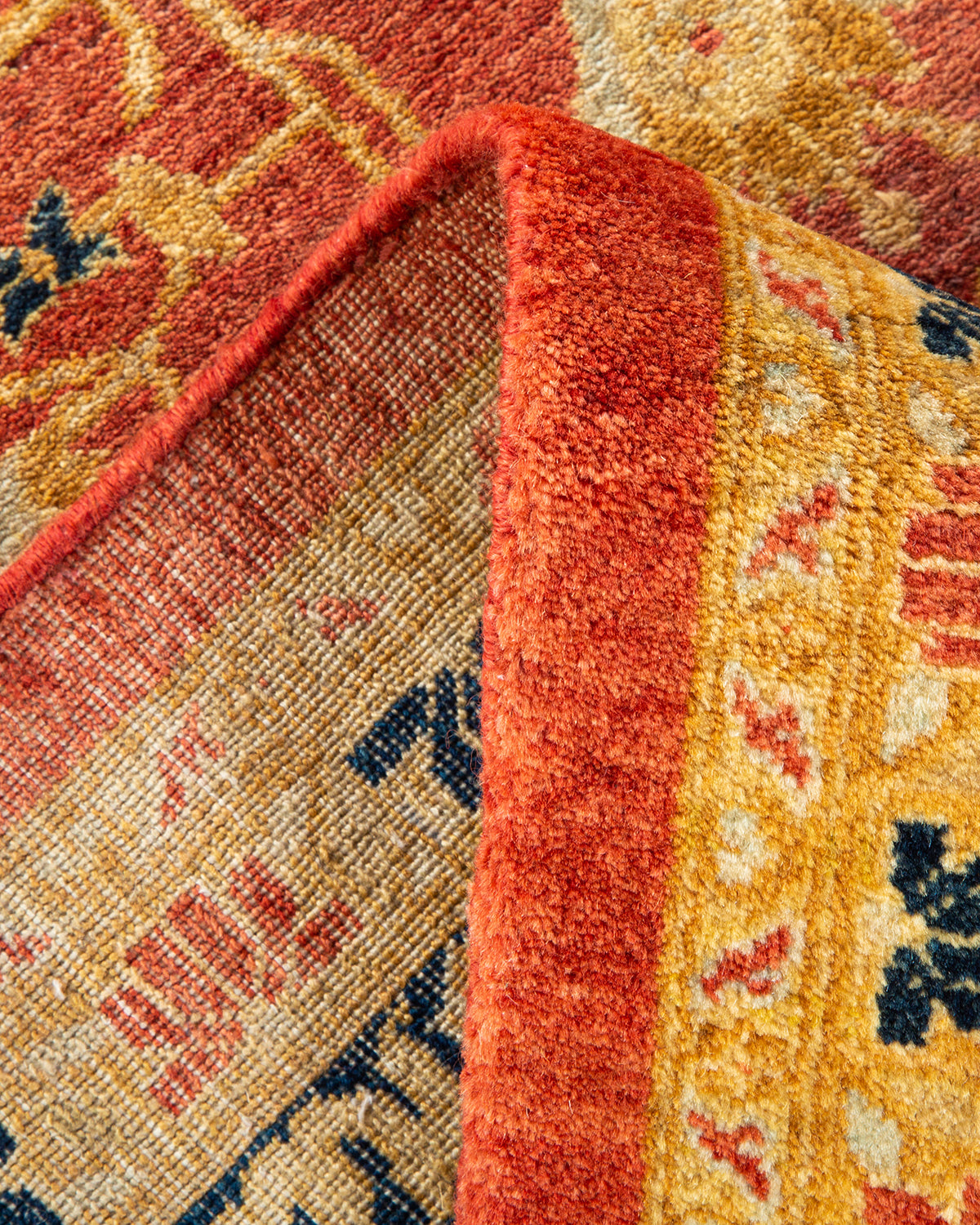 Mogul, One-of-a-Kind Hand-Knotted Area Rug - Orange, 6' 0" x 9' 1"