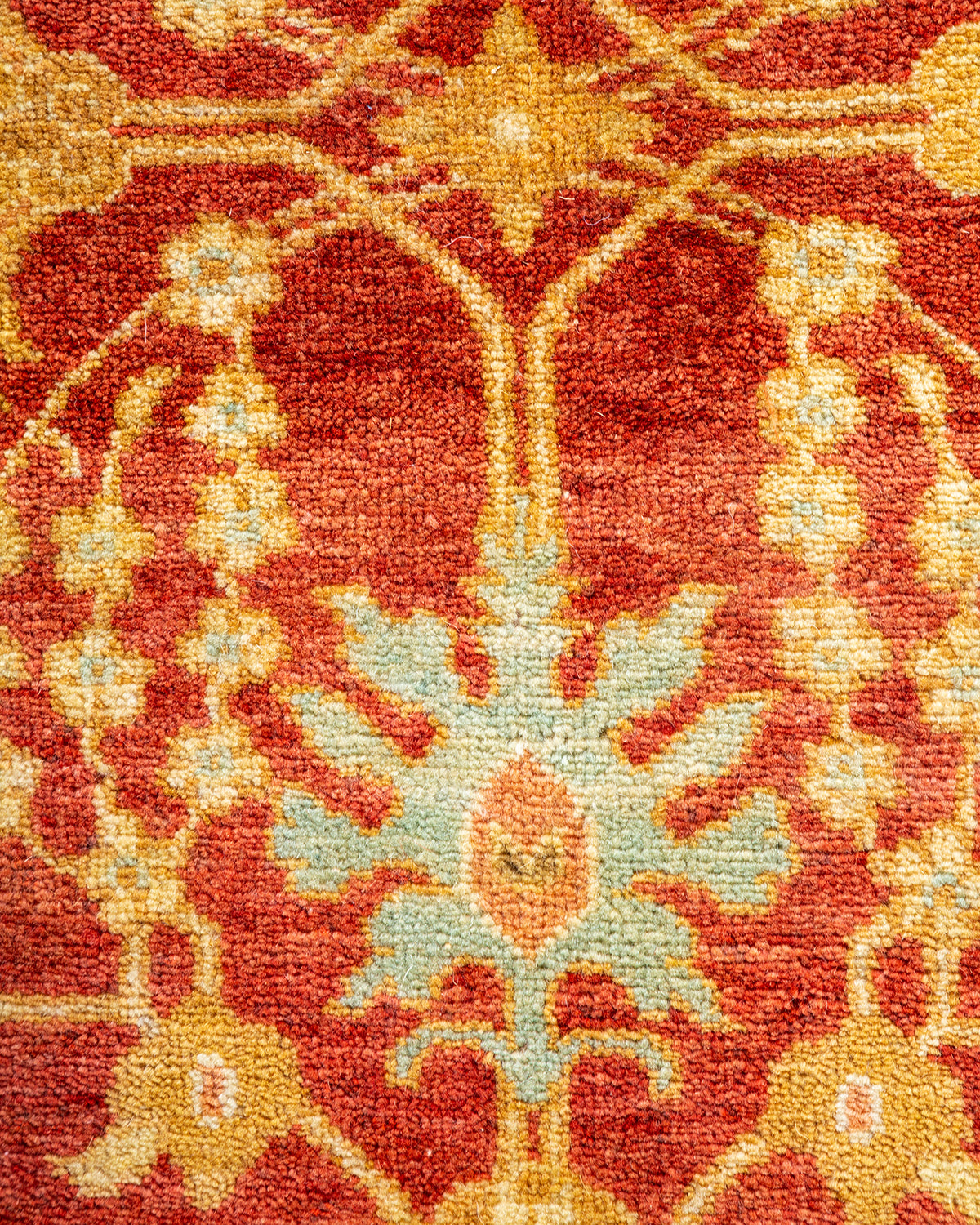 Mogul, One-of-a-Kind Hand-Knotted Area Rug - Orange, 6' 2" x 8' 10"