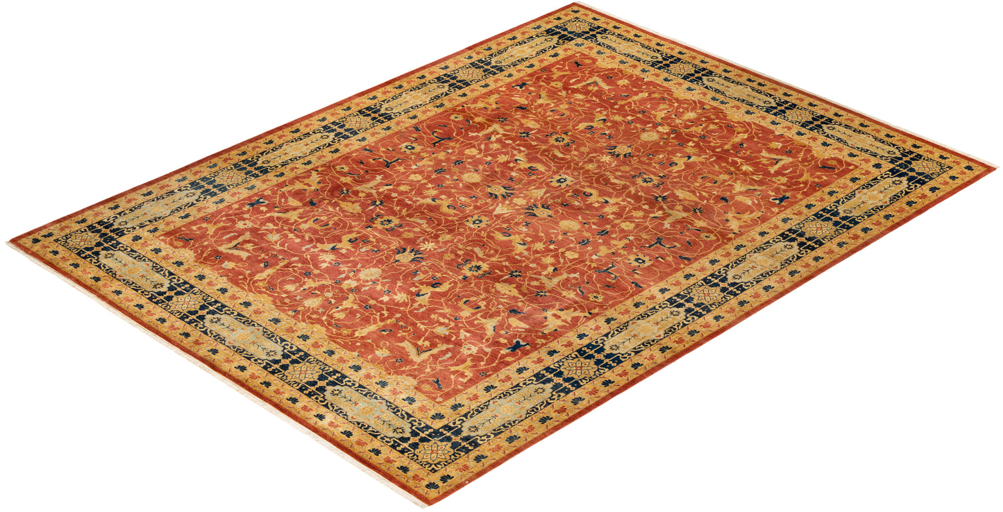 Mogul, One-of-a-Kind Hand-Knotted Area Rug - Orange, 9' 1" x 12' 2"