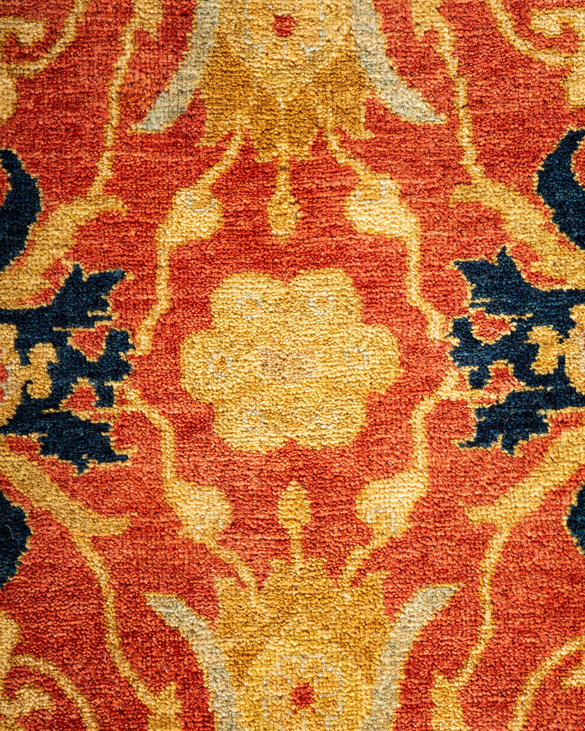 Mogul, One-of-a-Kind Hand-Knotted Area Rug - Orange, 9' 1" x 11' 10"