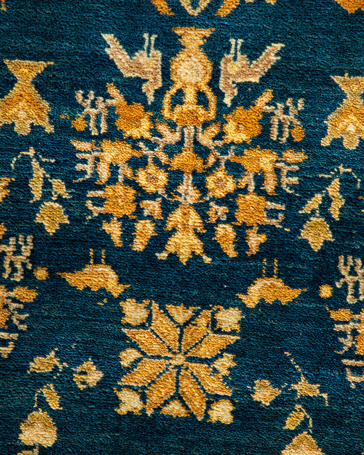 Mogul, One-of-a-Kind Hand-Knotted Area Rug - Green, 9' 1" x 12' 2"