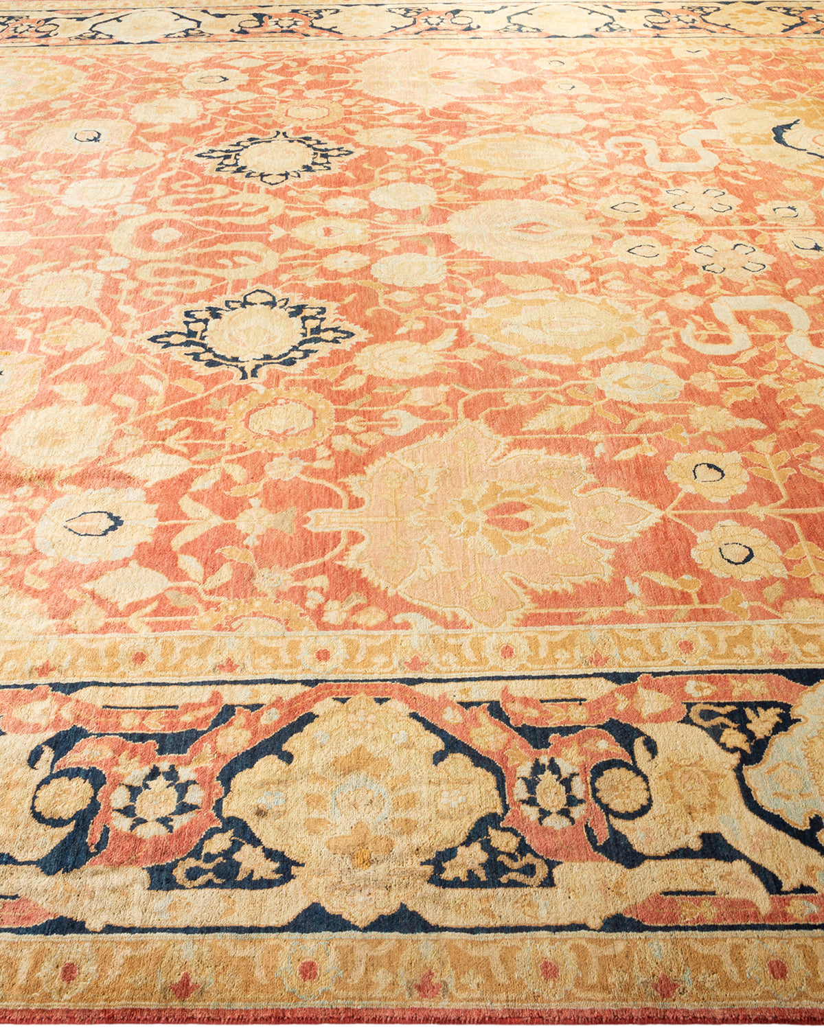 Mogul, One-of-a-Kind Hand-Knotted Area Rug - Orange, 9' 0" x 11' 10"