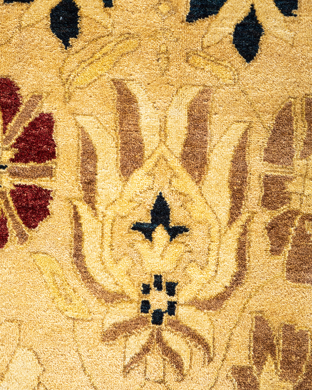 Mogul, One-of-a-Kind Hand-Knotted Area Rug - Yellow, 9' 2" x 11' 8"