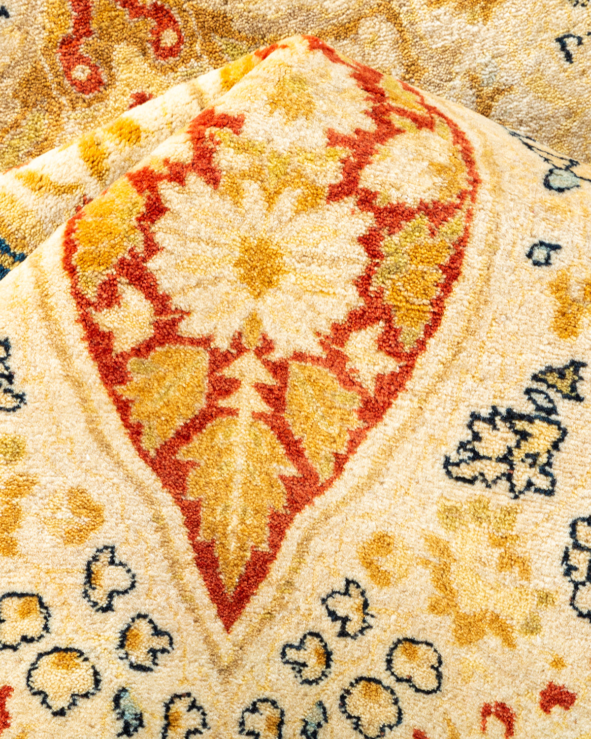 Mogul, One-of-a-Kind Hand-Knotted Area Rug - Ivory, 8' 1" x 10' 1"