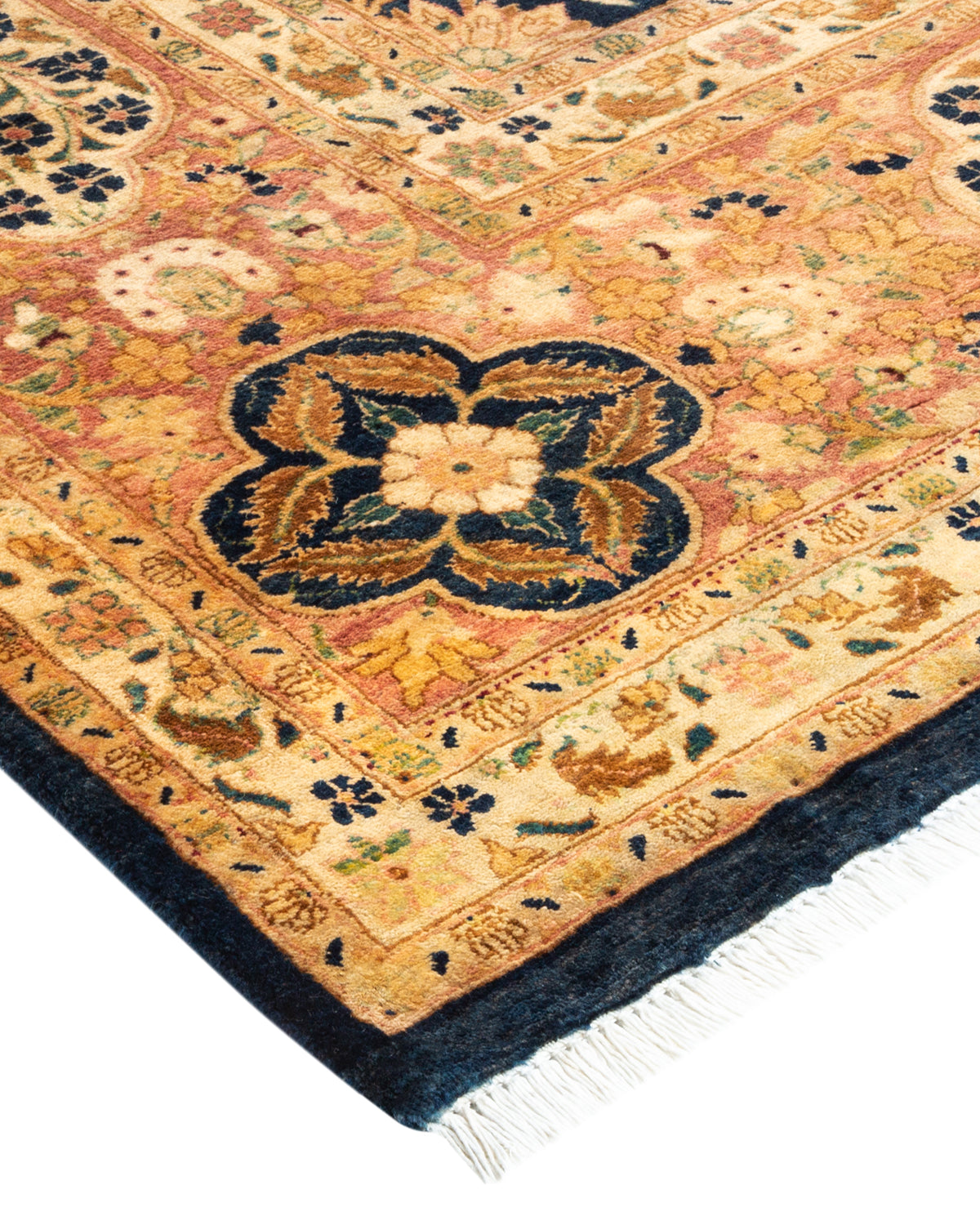 Mogul, One-of-a-Kind Hand-Knotted Area Rug - Blue, 7' 10" x 10' 1"