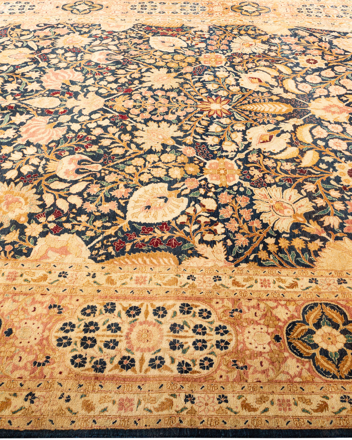 Mogul, One-of-a-Kind Hand-Knotted Area Rug - Blue, 7' 10" x 10' 1"