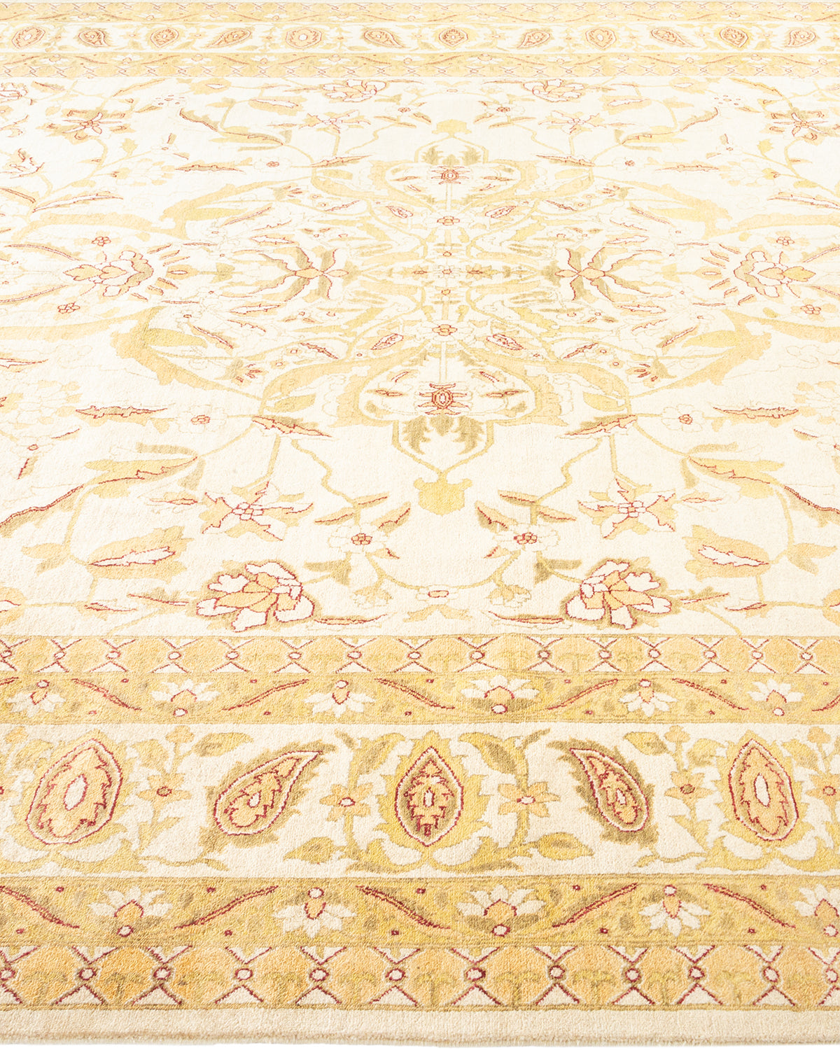 Mogul, One-of-a-Kind Hand-Knotted Area Rug - Ivory, 8' 0" x 10' 1"