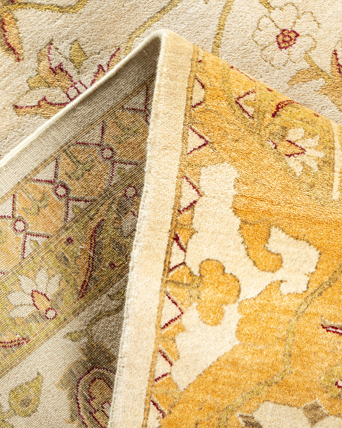 Mogul, One-of-a-Kind Hand-Knotted Area Rug - Ivory, 8' 0" x 10' 1"