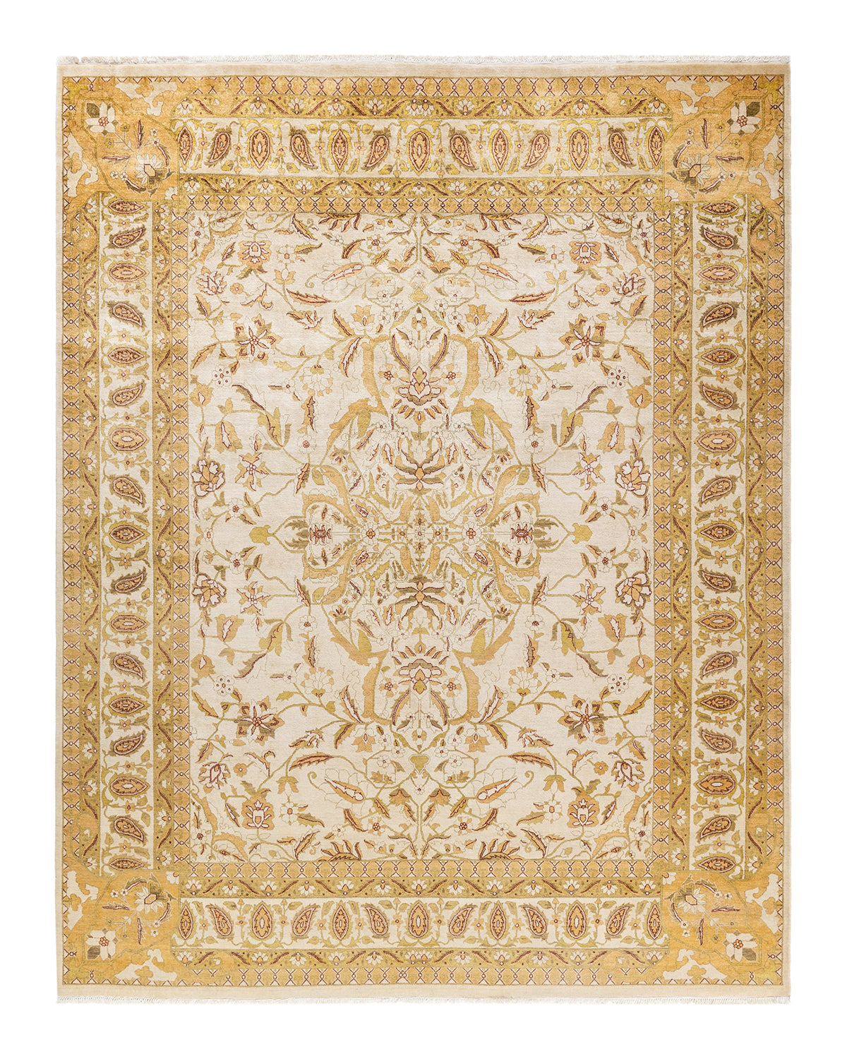 Mogul, One-of-a-Kind Hand-Knotted Area Rug - Ivory, 8' 0" x 10' 1"