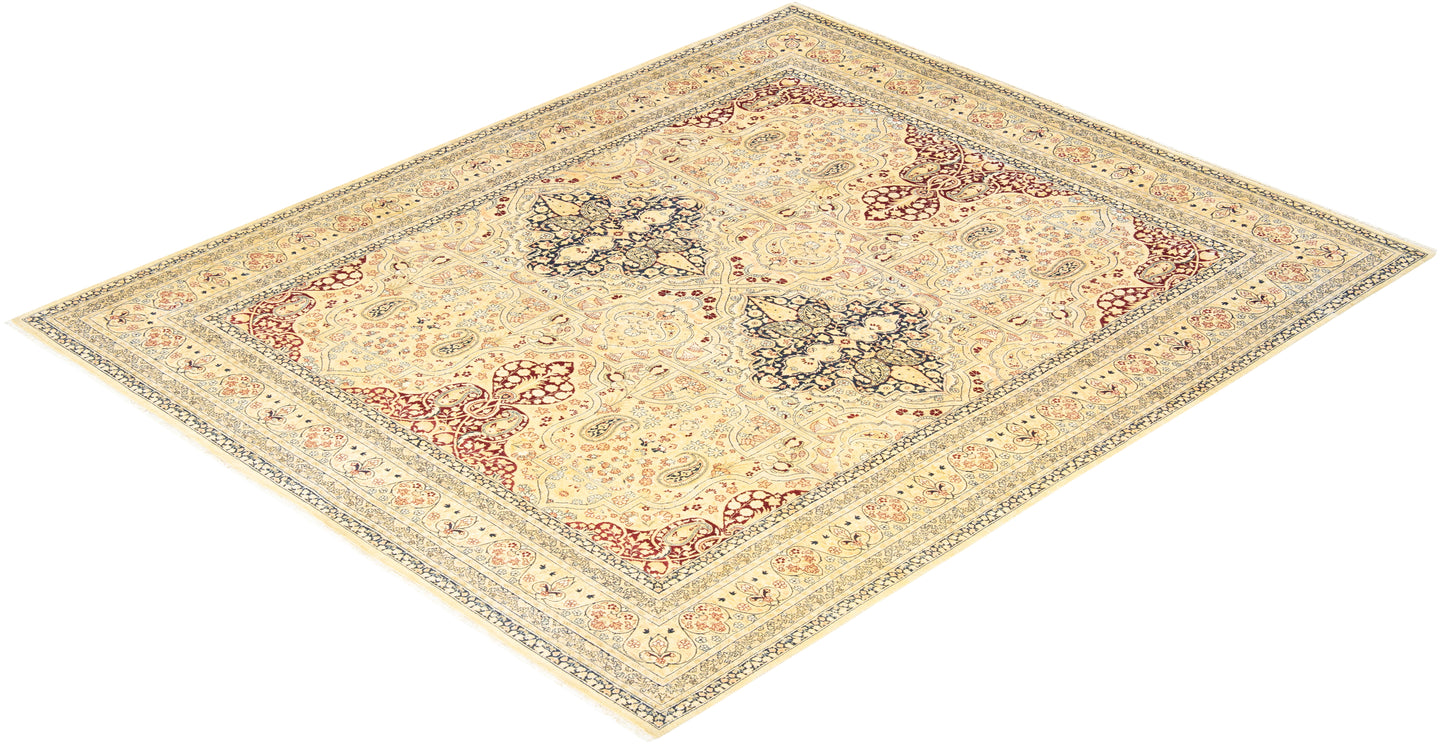 Mogul, One-of-a-Kind Hand-Knotted Area Rug - Ivory, 8' 2" x 10' 0"