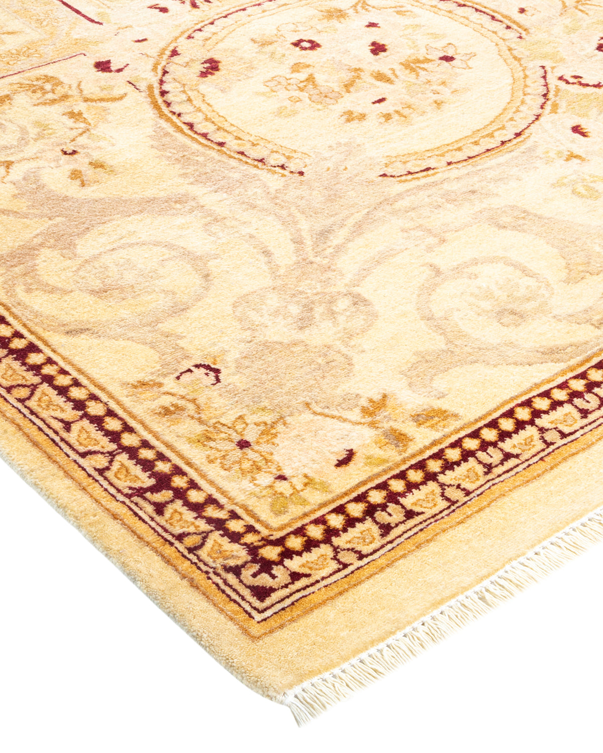 Mogul, One-of-a-Kind Hand-Knotted Area Rug - Ivory, 8' 1" x 10' 2"