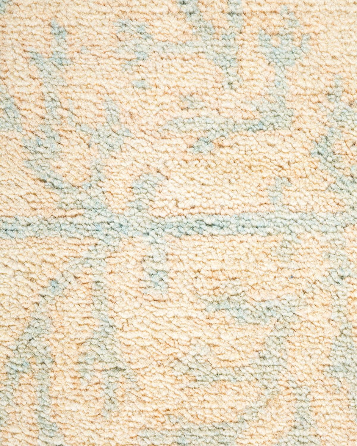 Eclectic, One-of-a-Kind Hand-Knotted Area Rug - Ivory, 6' 3" x 9' 1"