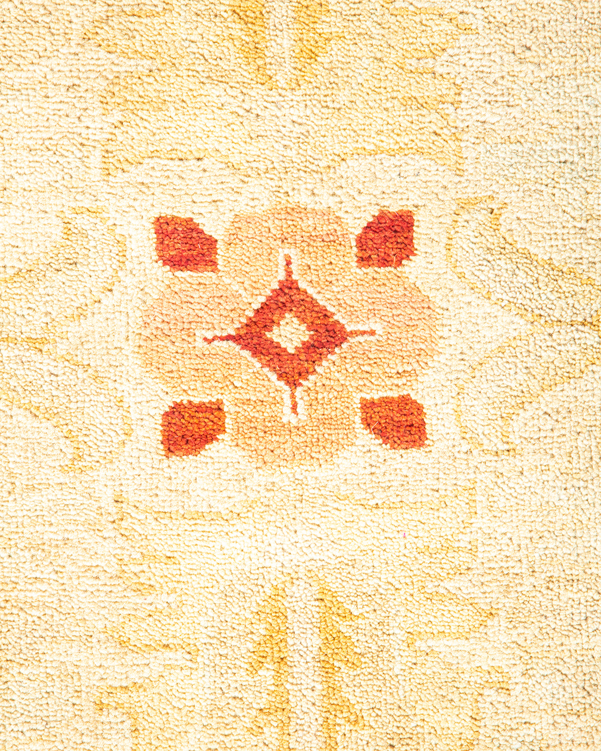 Eclectic, One-of-a-Kind Hand-Knotted Area Rug - Ivory, 8' 1" x 9' 10"