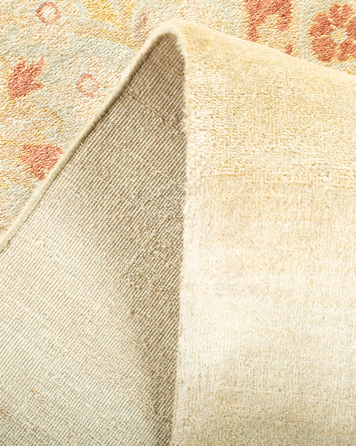 Eclectic, One-of-a-Kind Hand-Knotted Area Rug - Ivory, 8' 0" x 9' 7"