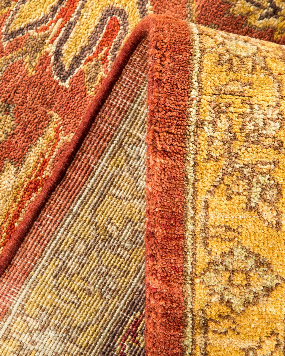 Eclectic, One-of-a-Kind Hand-Knotted Area Rug - Pink, 6' 2" x 8' 6"