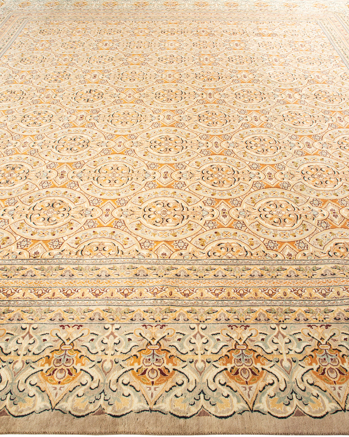 Mogul, One-of-a-Kind Hand-Knotted Area Rug - Ivory, 9' 4" x 10' 1"