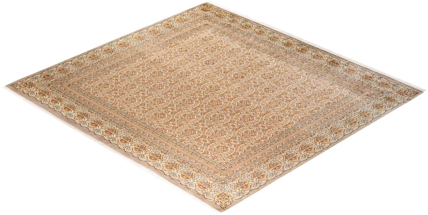 Mogul, One-of-a-Kind Hand-Knotted Area Rug - Ivory, 9' 4" x 10' 1"