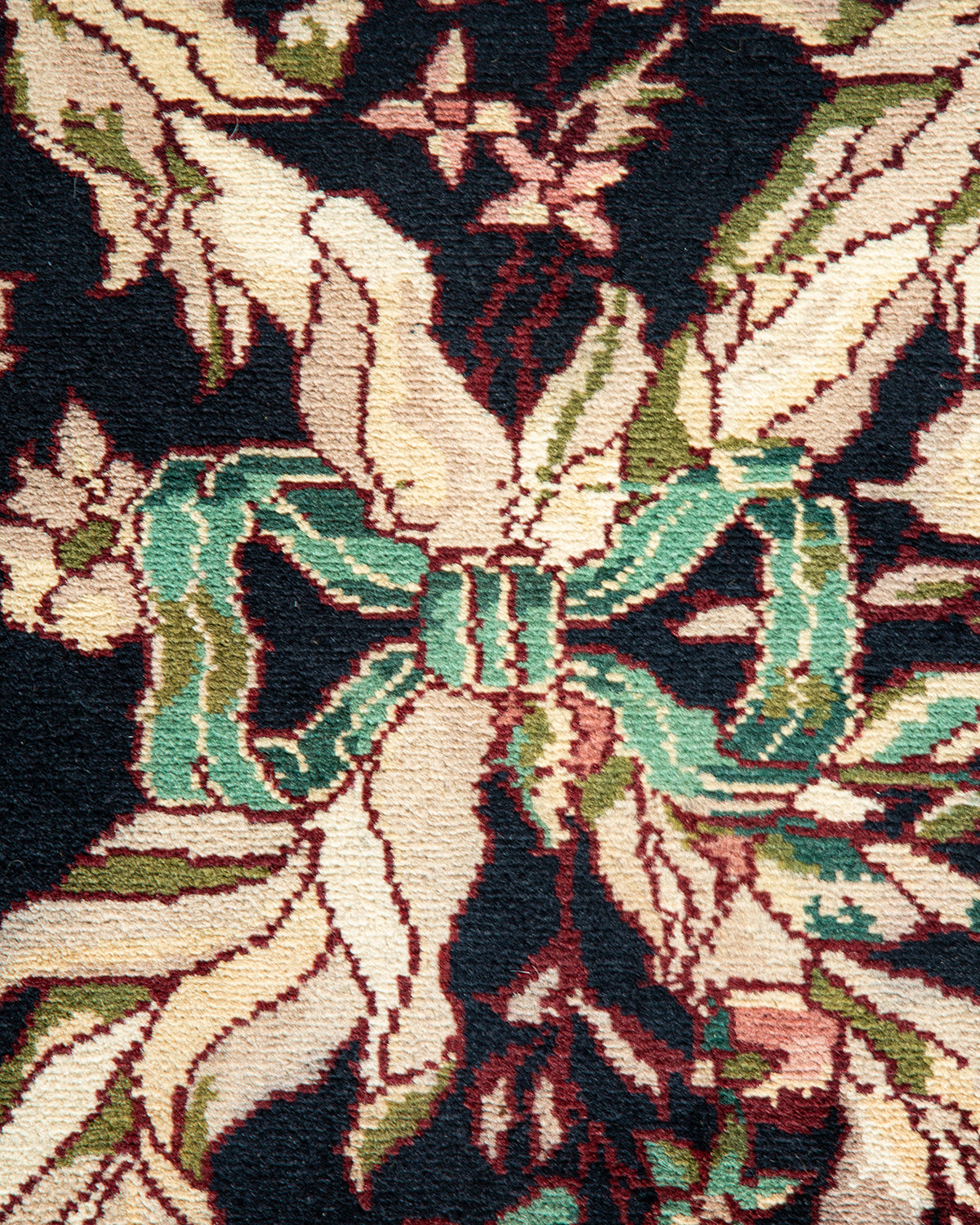 Mogul, One-of-a-Kind Hand-Knotted Area Rug - Black, 5' 10" x 8' 9"