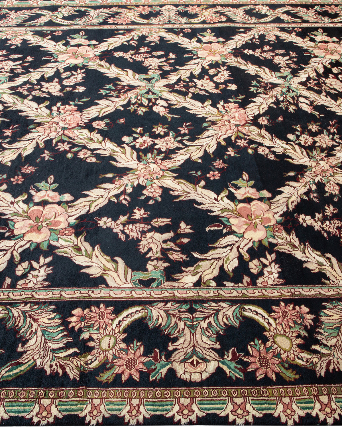 Mogul, One-of-a-Kind Hand-Knotted Area Rug - Black, 5' 10" x 8' 9"
