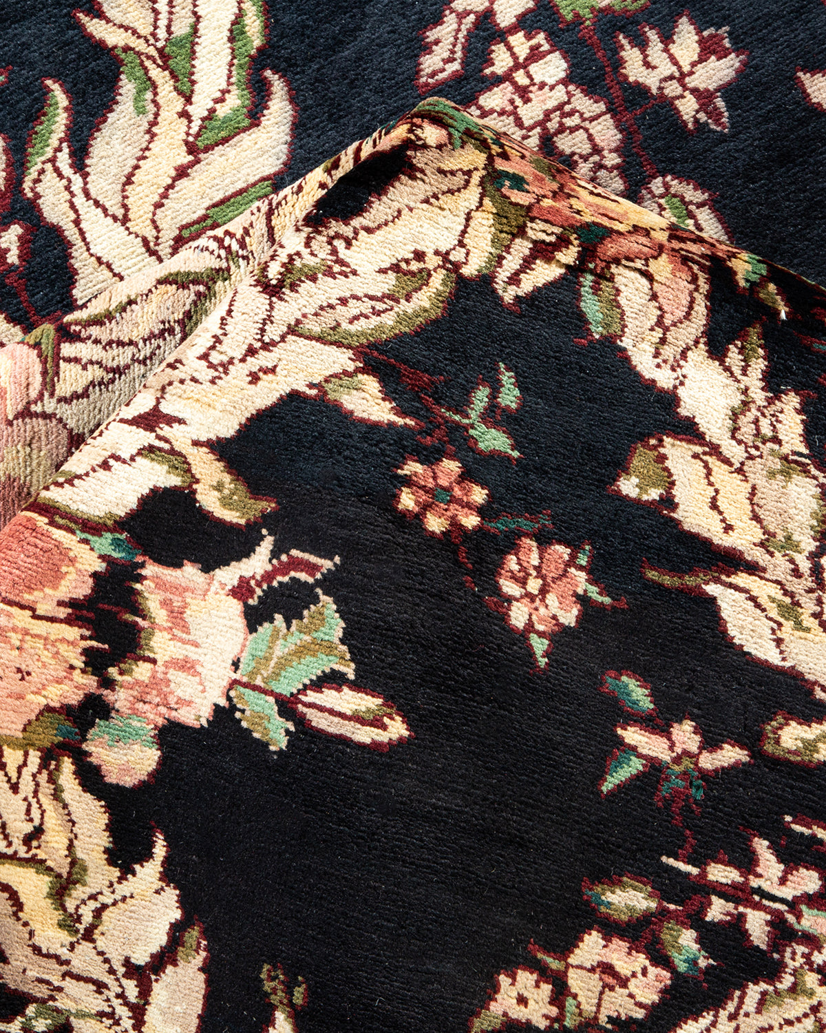 Mogul, One-of-a-Kind Hand-Knotted Area Rug - Black, 5' 10" x 8' 9"