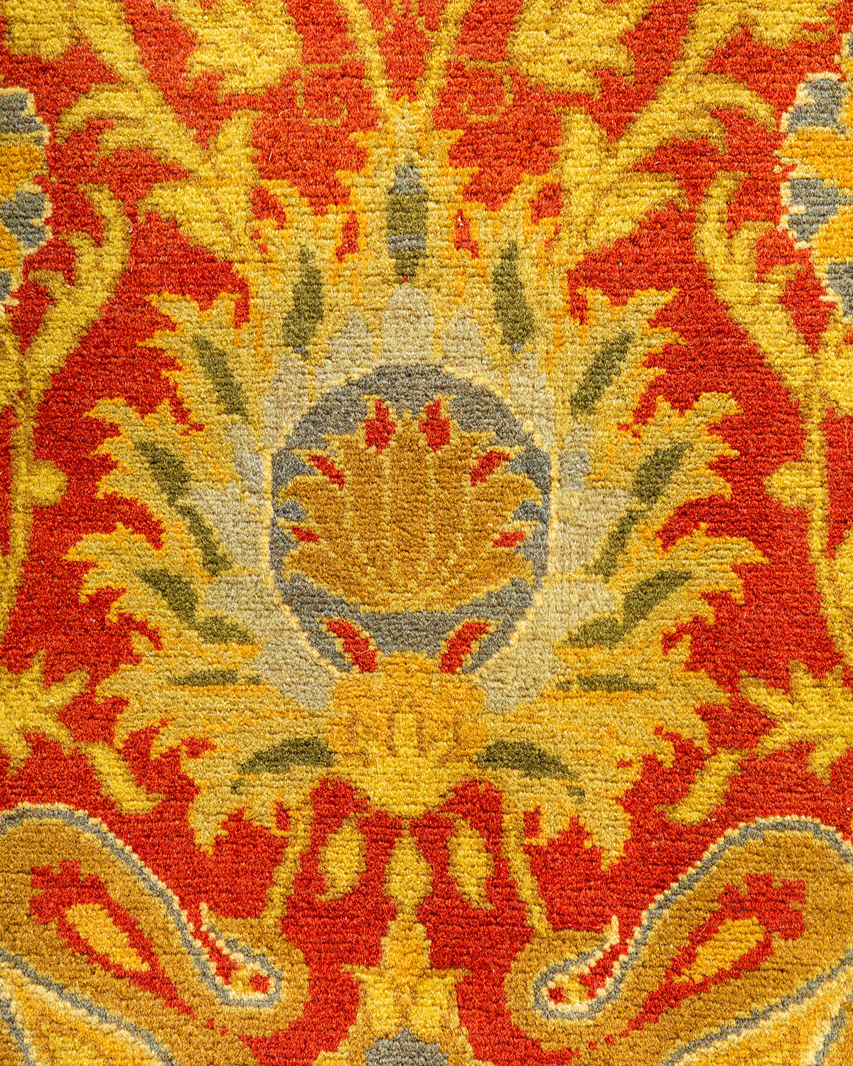 Mogul, One-of-a-Kind Hand-Knotted Area Rug - Orange, 6' 2" x 8' 5"