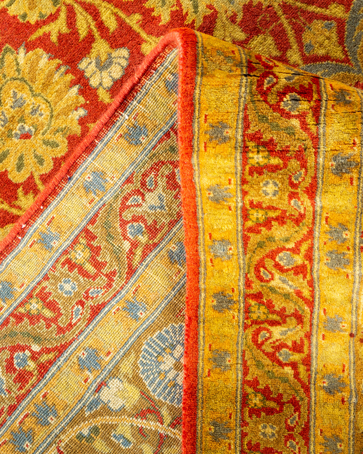 Mogul, One-of-a-Kind Hand-Knotted Area Rug - Orange, 6' 2" x 8' 5"