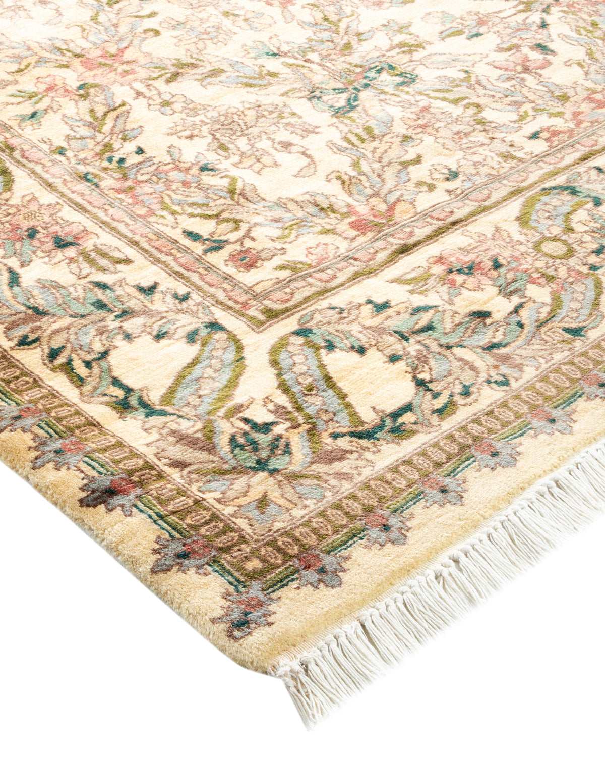 Mogul, One-of-a-Kind Hand-Knotted Area Rug - Ivory, 5' 1" x 8' 5"