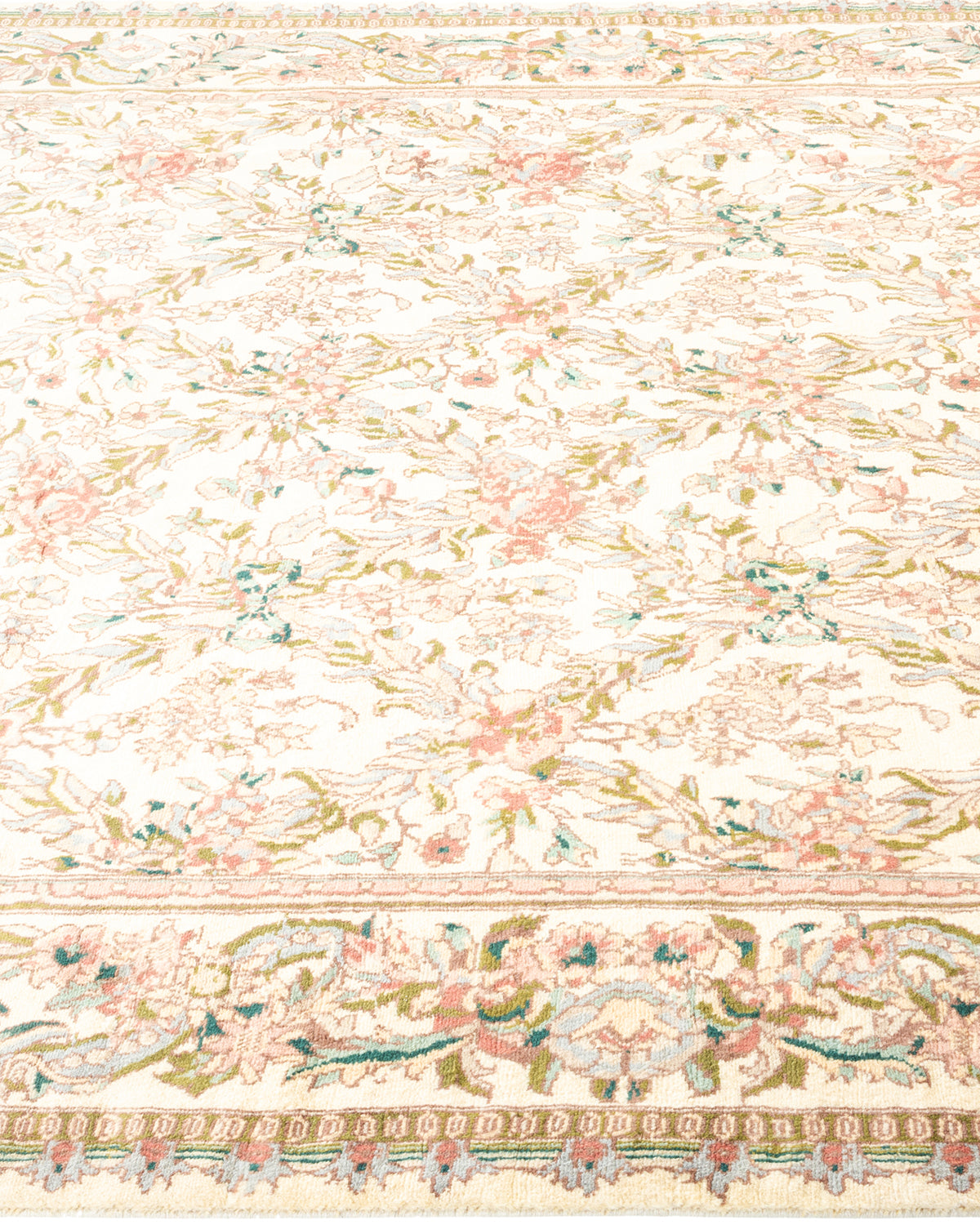 Mogul, One-of-a-Kind Hand-Knotted Area Rug - Ivory, 5' 1" x 8' 5"