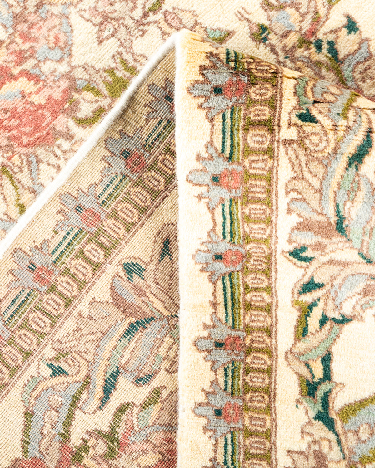Mogul, One-of-a-Kind Hand-Knotted Area Rug - Ivory, 5' 1" x 8' 5"