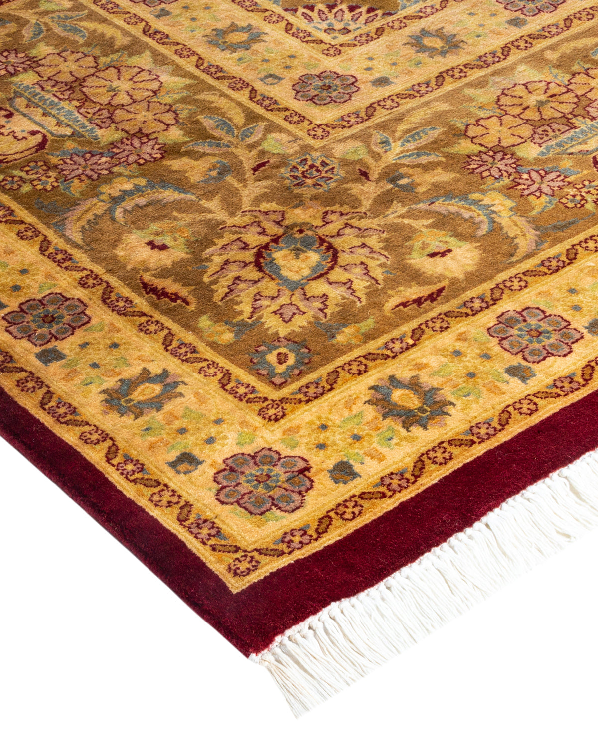 Mogul, One-of-a-Kind Hand-Knotted Area Rug - Red, 9' 1" x 12' 3"