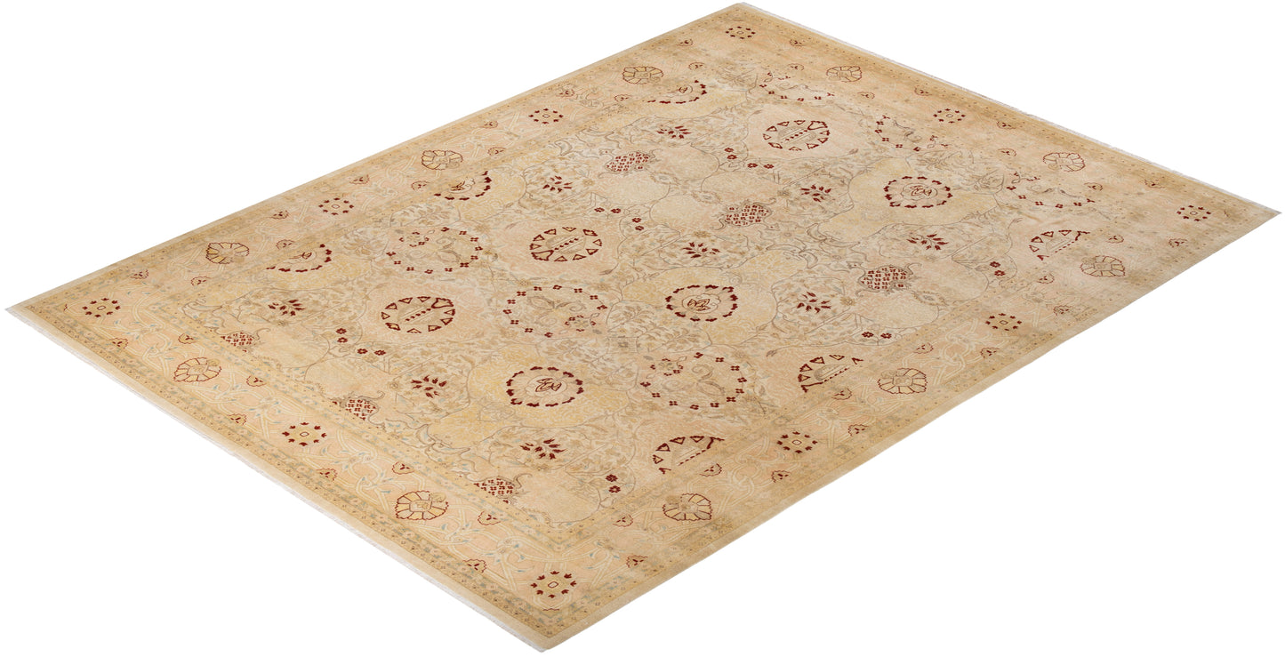 Mogul, One-of-a-Kind Hand-Knotted Area Rug - Ivory, 10' 1" x 13' 9"